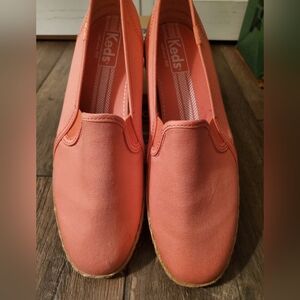 Keds Coral Jute Slip On Shoes, Size 8.5